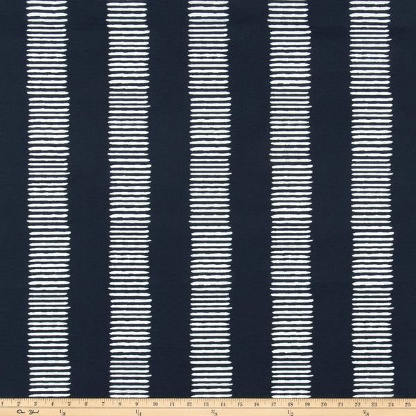 Outdoor Fabric - Dash Passport Navy By Premier Prints