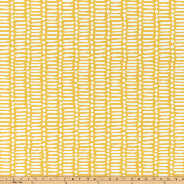 Outdoor Fabric - Deja Spice Yellow By Premier Prints
