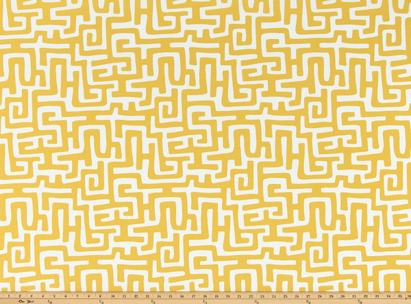 Outdoor Fabric - Enid Spice Yellow By Premier Prints