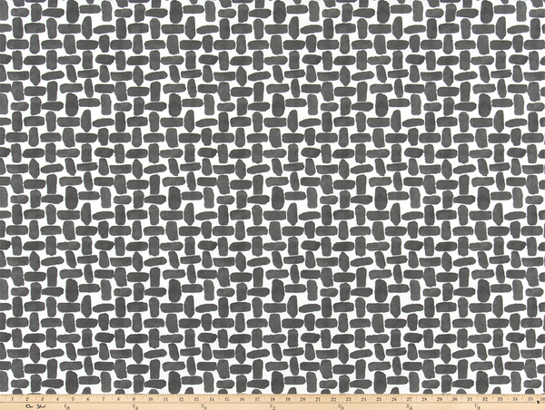 Outdoor Fabric - Farley Falcon Grey Fabric By Premier Prints