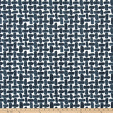 Outdoor Fabric - Farley Passport Navy Fabric By Premier Prints
