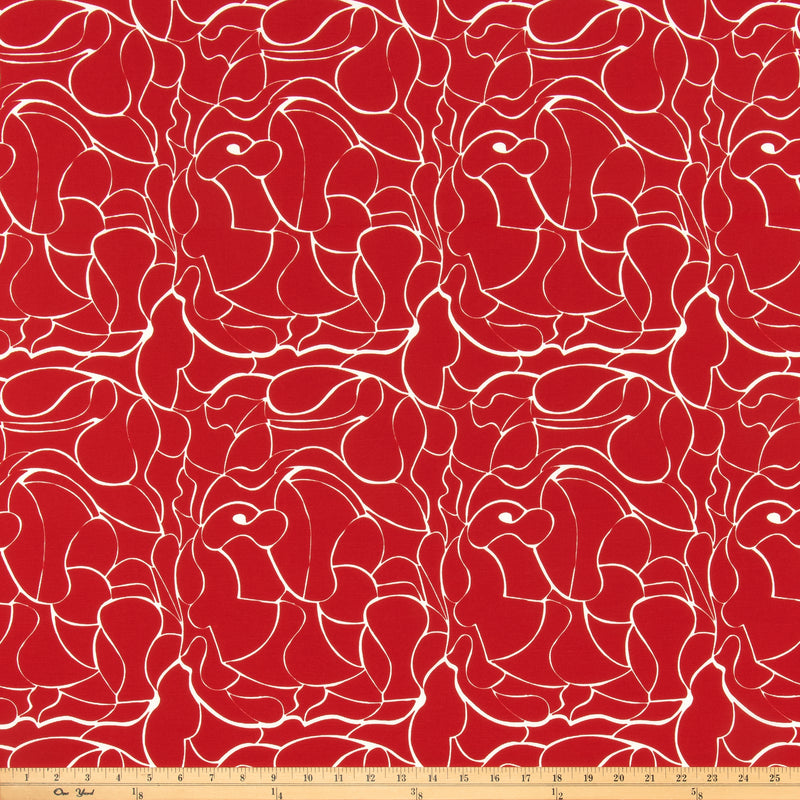 Outdoor Fabric - Jager Rojo  By Premier Prints
