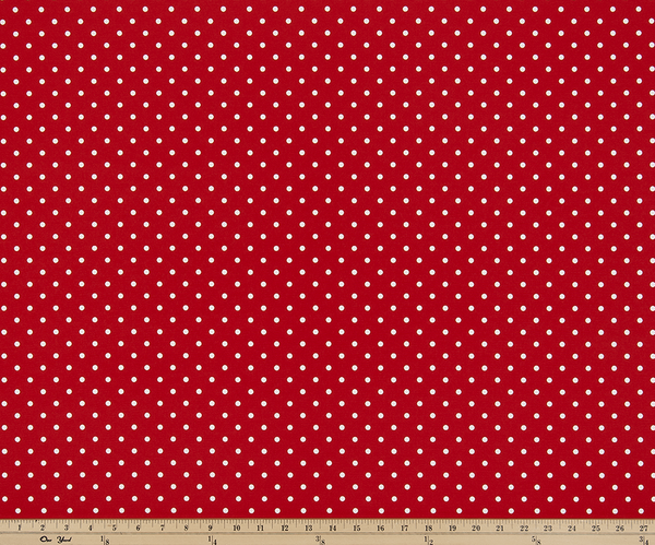 Outdoor Fabric - Mini Dot Rojo