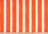 picture of orange striped fabric