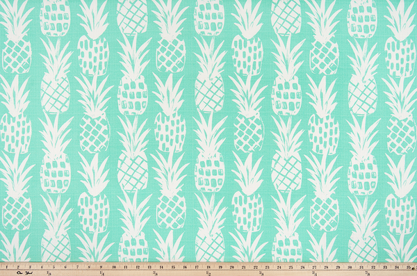 Outdoor Fabric - Pineapple Surfside Luxe Polyester Fabric By Premier Prints