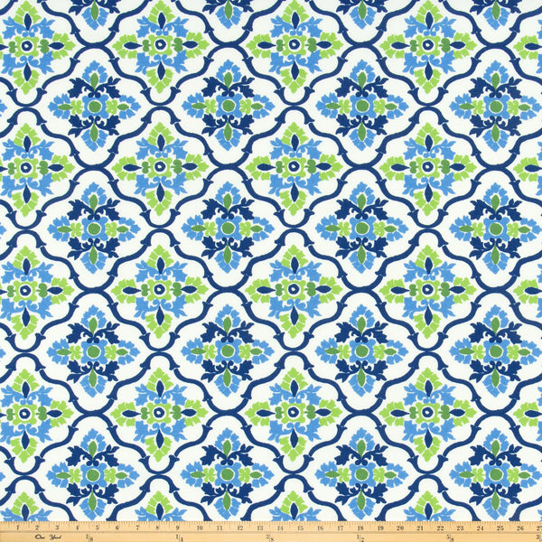 Outdoor Plumbago Courtyard Fabric By Premier Prints