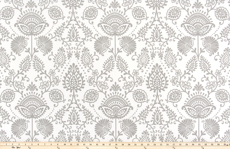 Outdoor Fabric - Silas Grey Fabric By Premier Prints