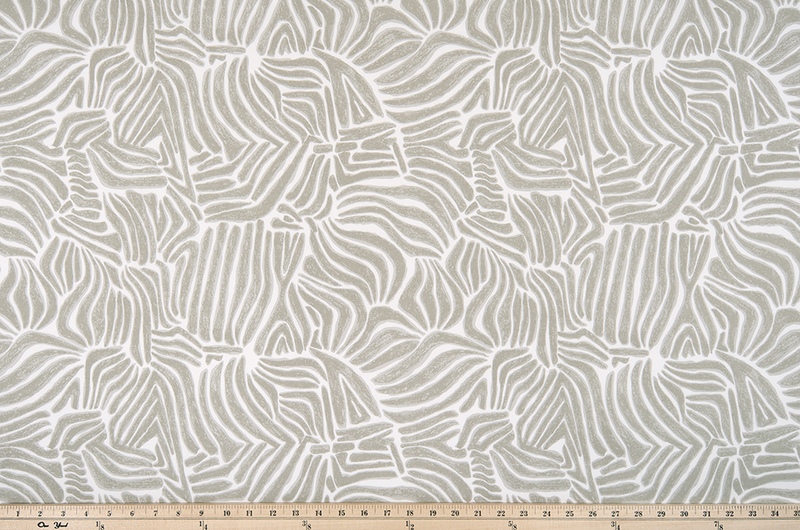 picture of tropical inspired abstract pattern printed on outdoor beach patio fabric