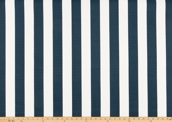 Outdoor Fabric - Stripe Oxford/Luxe Polyester