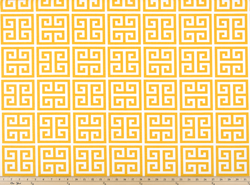 Outdoor Fabric - Towers Citrus Yellow