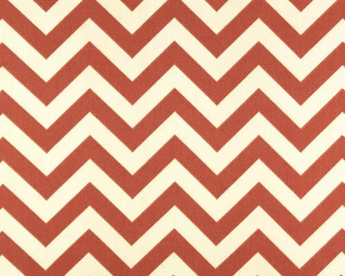 photo of brown zigzag chevron pattern printed on white fabric