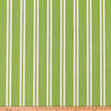 Parker Courtyard Green Slub Linen White Fabric By Premier Prints