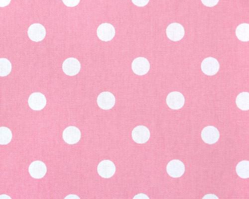 Polka Dot Baby Pink White Fabric By Premier Prints