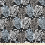 Rainforest Mineral Blue Slub Canvas Fabric By Premier Prints