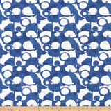 Revolve Commodore Blue Slub Canvas Fabric By Premier Prints