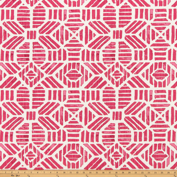 Ribble Flamingo Slub Canvas Fabric By Premier Prints