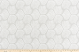 Sea Jewel French Grey Slub Canvas Fabric By Premier Prints