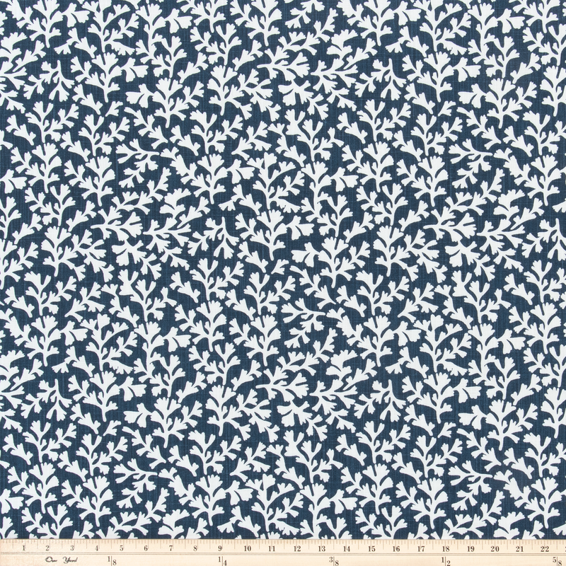 Sea Tumble Italian Denim Slub Canvas Fabric By Premier Prints