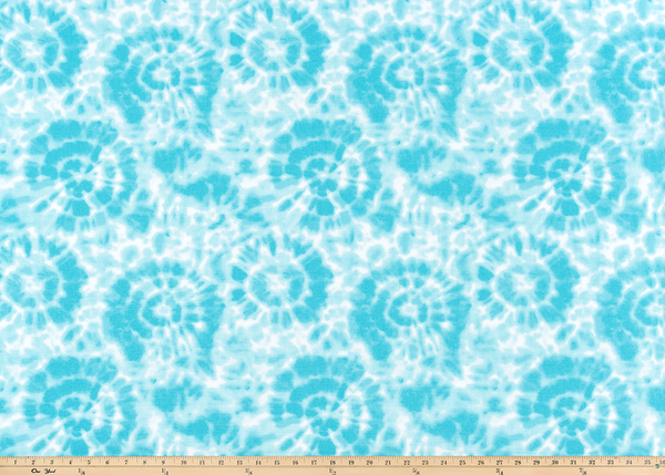 Spiral Girly Blue Fabric By Premier Prints