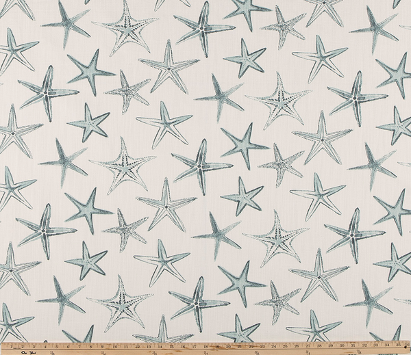 Photo of Blue Green Starfish Fabric