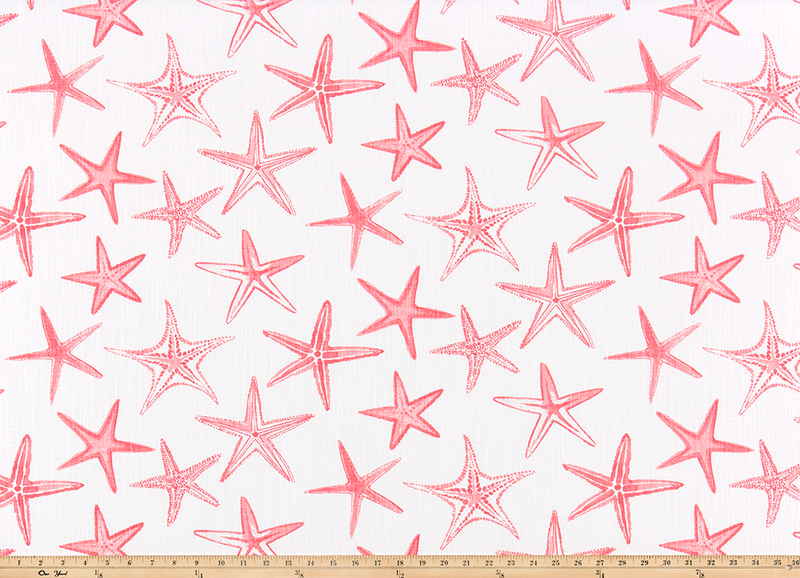 Scott Living - Starfish Sunset Coral Luxe Canvas