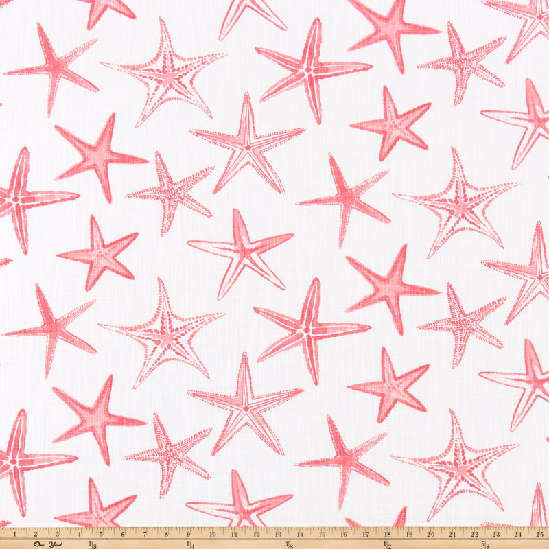 Scott Living - Starfish Sunset Coral Luxe Canvas