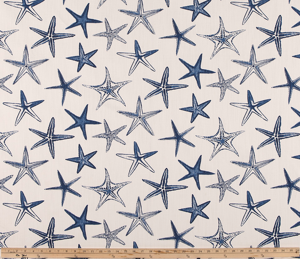 Photo of Navy Blue Starfish Fabric