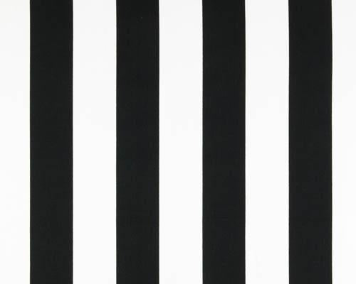 Stripe Black White Fabric By Premier Prints