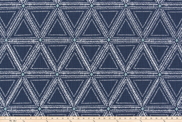 Tessa Denim Luxe Canvas Fabric By Scott Living