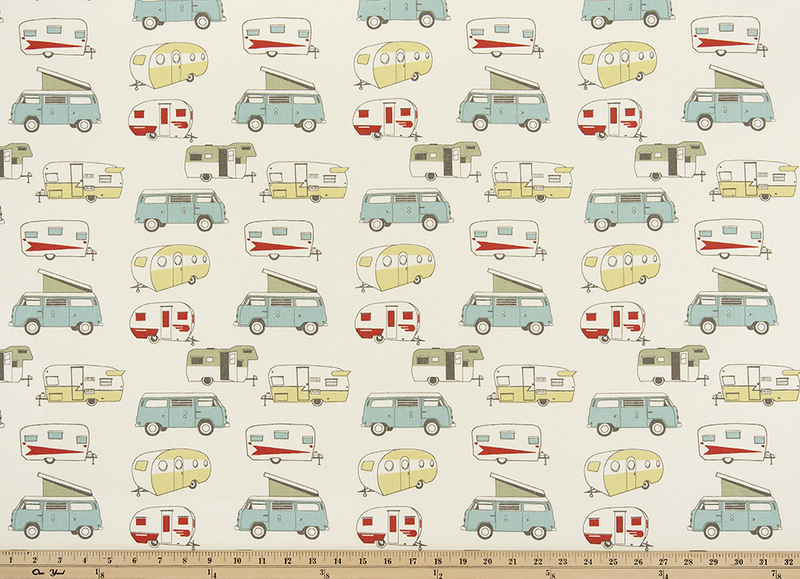 Picture of Vintage Camper Formica Macon Fabric