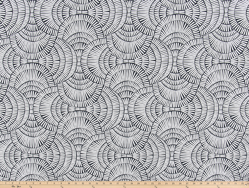 Vision Peacoat Slub Linen Fabric By Premier Prints
