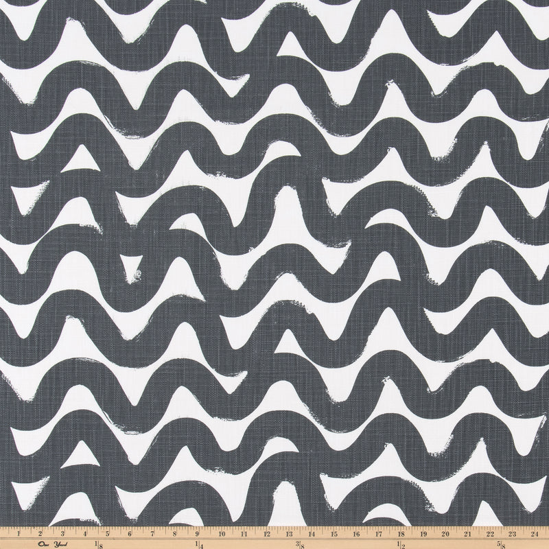 Wavy Iron Slub Linen Fabric By Premier Prints