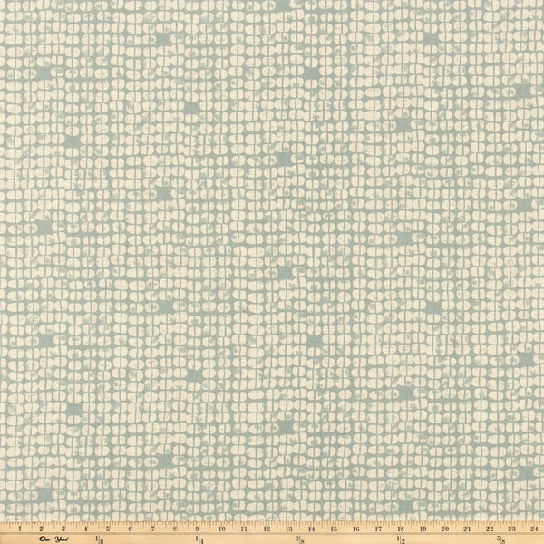 Zing Blue Fog Reed Fabric By Scott Living