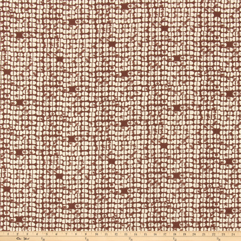 Zing Carob Reed Fabric By Scott Living