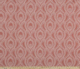 Ogee Pattern Design on Red Printed Fabric
