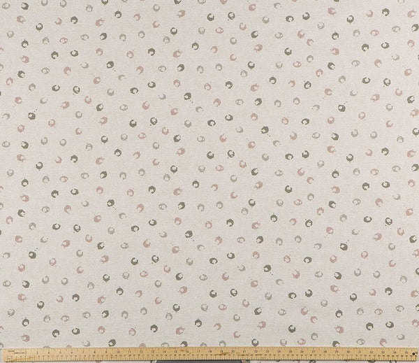 picture of open circle dot pattern printed on premium property brothers fabric