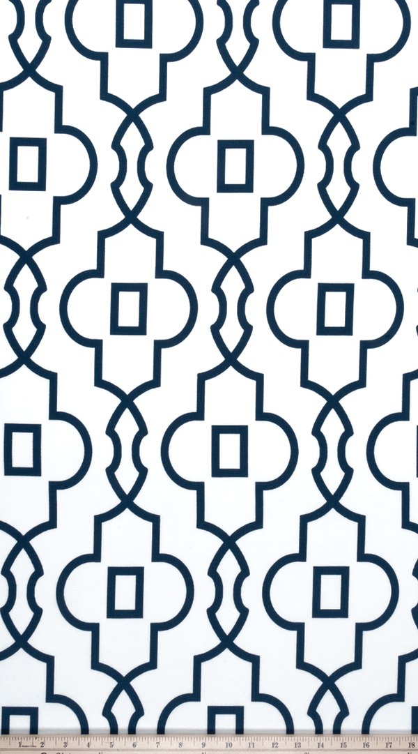 product image of Moroccan Lattice pattern printed on cotton fabric by the yard