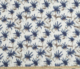 Kendal Regal Blue Slub Canvas Fabric By Premier Prints