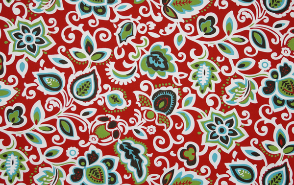 Picture of Outdoor Fabric - Faxon Rojo Fabric By Premier Prints