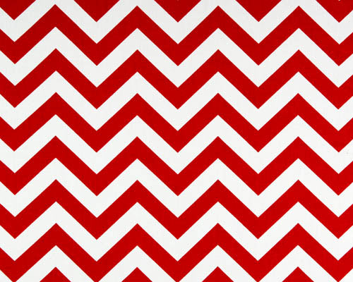 Photo of Red Chevron Zig Zag Pattern Fabric